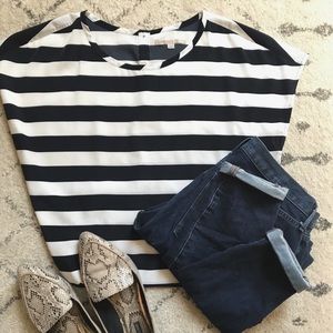 GAP striped tunic, lightweight work top